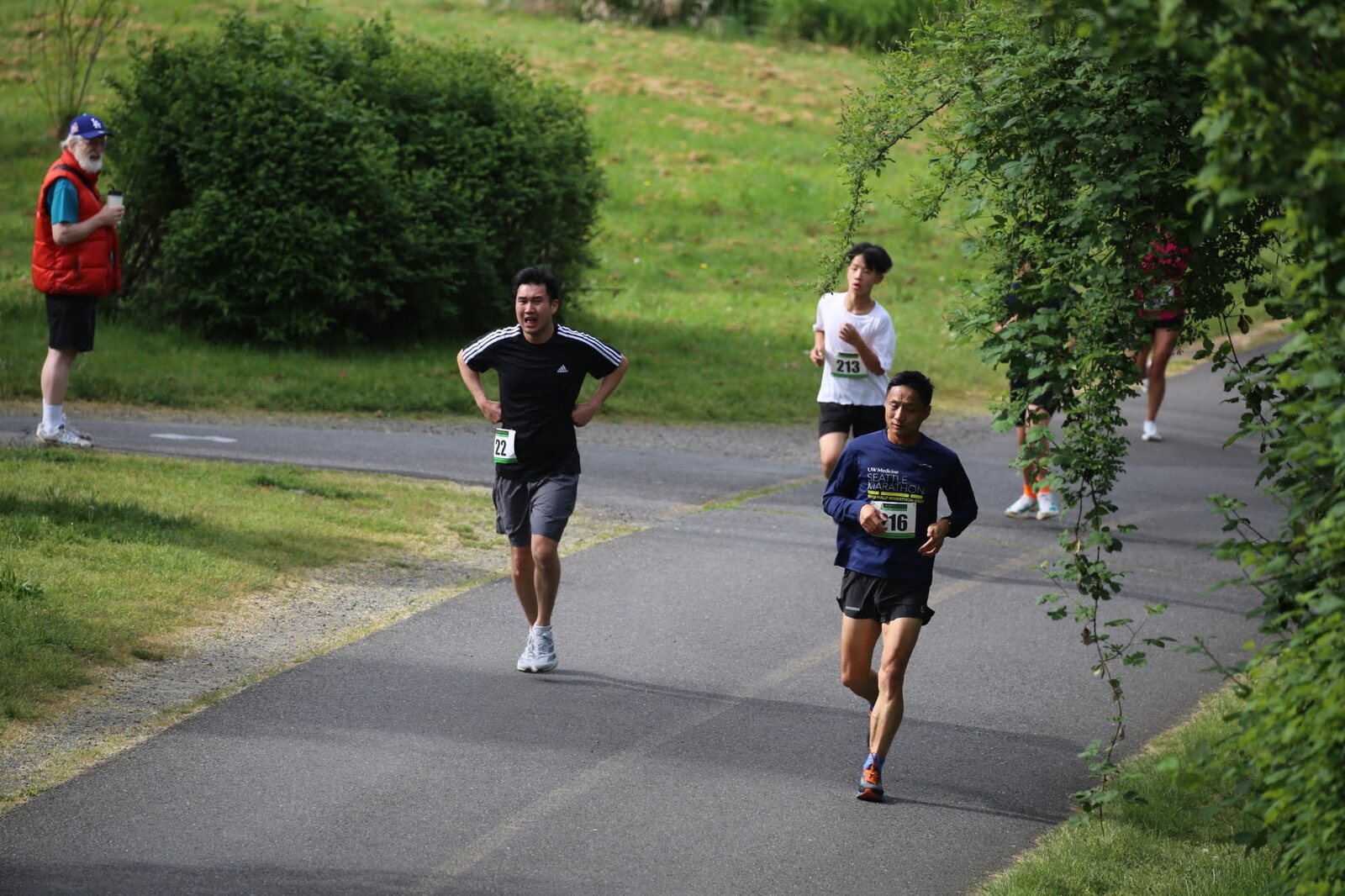 Runners on course at the 2026 Seattle United 5K